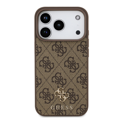 Guess Officially Licensed M-Safe Compatible Small 4G Classic Case for Apple iPhone 18 Pro - 19