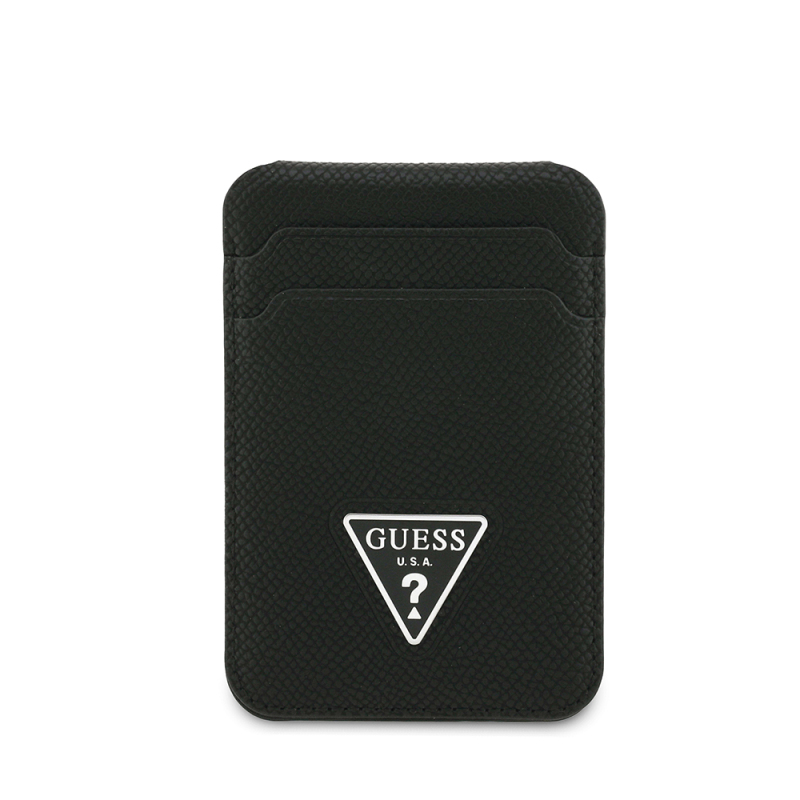 Guess Original Licensed 2 Chamber Triangle Logo Stand Magnetic Card Holder - 4