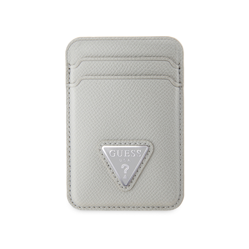 Guess Original Licensed 2 Haznel triangle logo leather magnetic card holder - 3