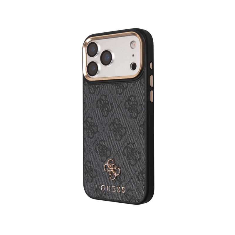 Guess Original Licensed 4G and Text Logo Case + Card Holder + Lanyard 3-in-1 Accessory Set for Apple iPhone 17 Pro Max - 10