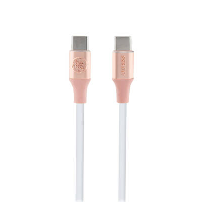 Guess Original Licensed 4G and Text Logo Illuminated Cable Tip Fast Charging Type-C To Type-C PD Cable 3A 1.5m - 3