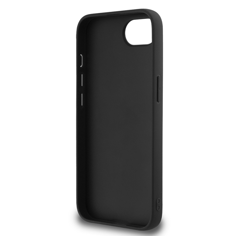 Guess Original Licensed 4G Case for Apple iPhone 17E with Large Metal Logo and Glitter Cover - 15