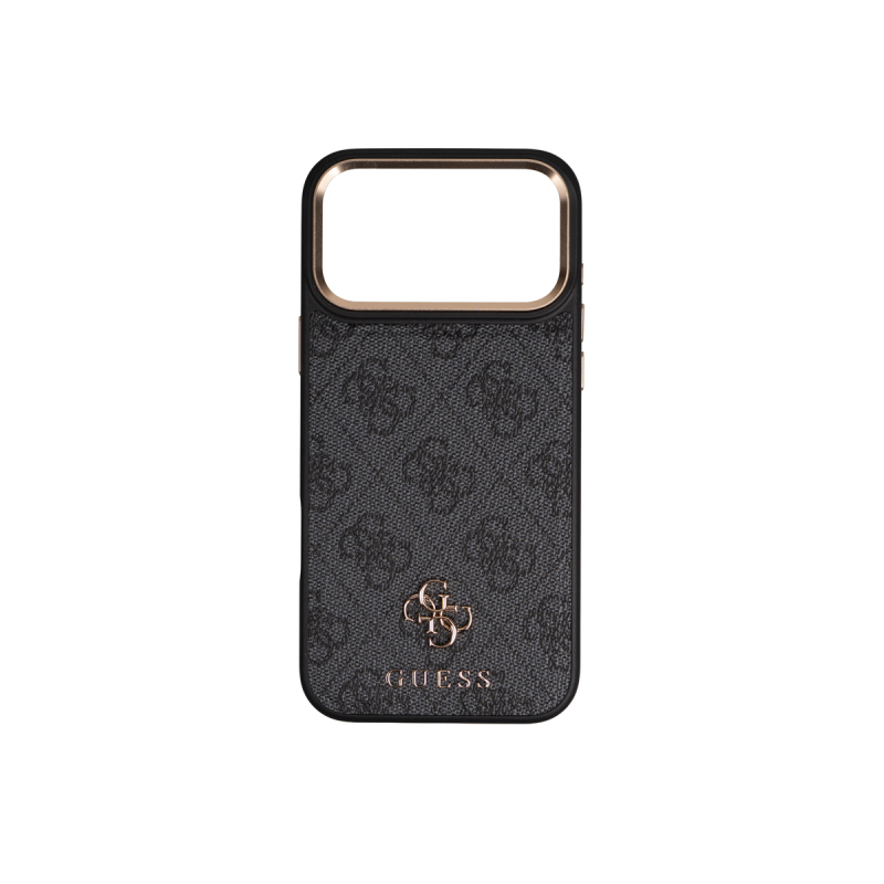 Guess Original Licensed 4G Case with Logo and Card Holder for Apple iPhone 17 Pro Max - 6