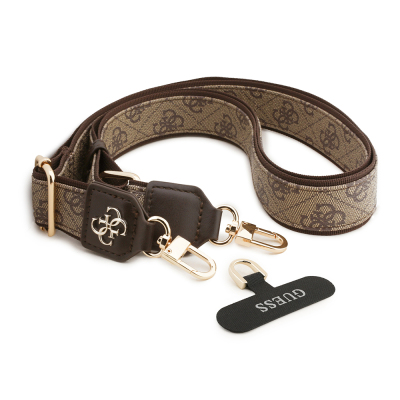 Guess Original Licensed 4G Pattern and Metal Logo Crossbody Phone Strap 150cm - 13