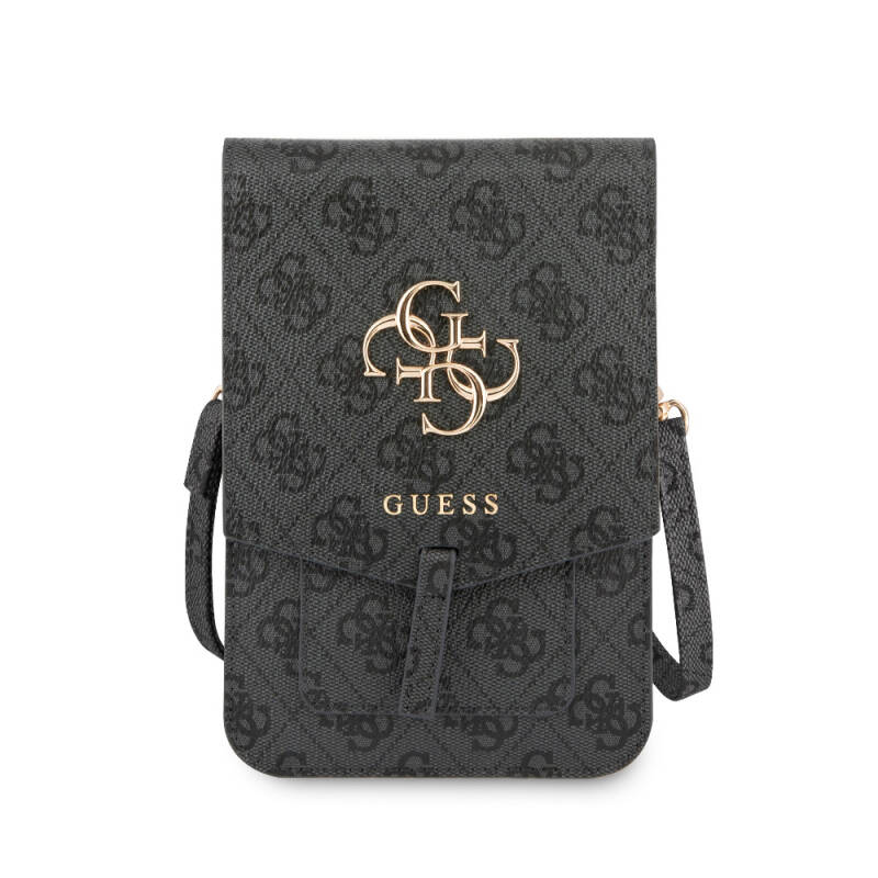 Guess Original Licensed 4G Patterned Large 4G Logo 5-Chamber Magnet Cover Bag - 5