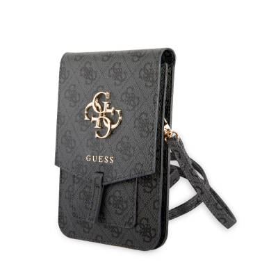 Guess Original Licensed 4G Patterned Large 4G Logo 5-Chamber Magnet Cover Bag - 2