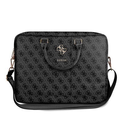 Guess Original Licensed 4G Patterned Large 4G Logo Shoulder Strap 15 inch Laptop Bag - 3