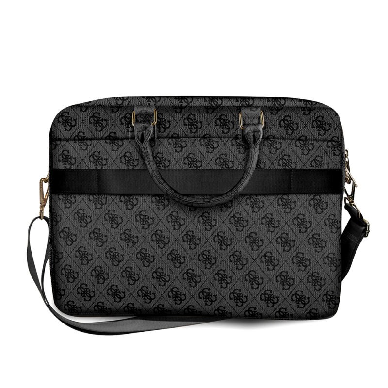 Guess Original Licensed 4G Patterned Large 4G Logo Shoulder Strap 15 inch Laptop Bag - 16