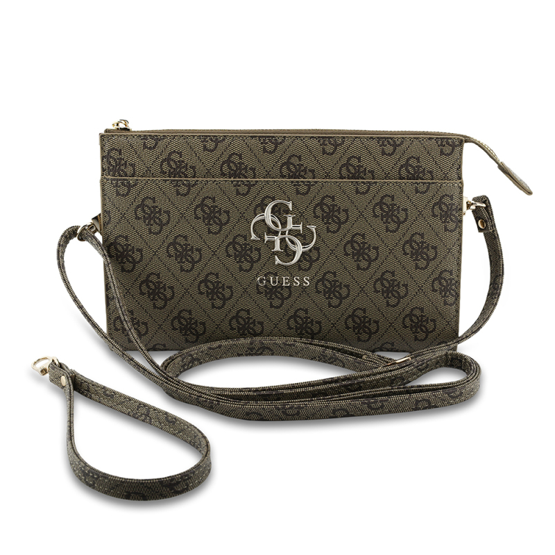 Guess Original Licensed 4G Patterned Large Metal Logo Shoulder Bag - 8