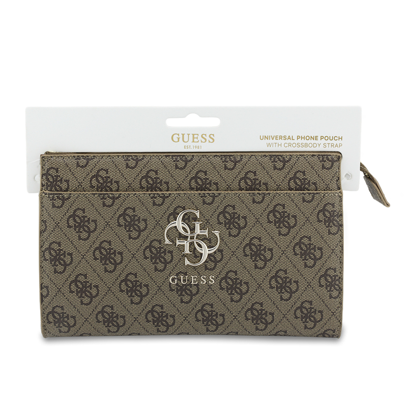 Guess Original Licensed 4G Patterned Large Metal Logo Shoulder Bag - 14