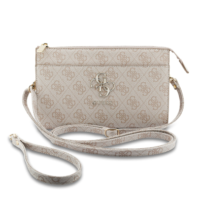 Guess Original Licensed 4G Patterned Large Metal Logo Shoulder Bag - 15