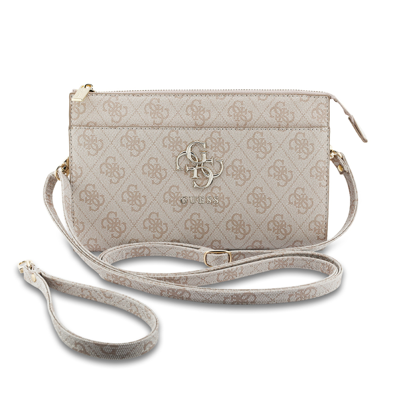 Guess Original Licensed 4G Patterned Large Metal Logo Shoulder Bag - 15