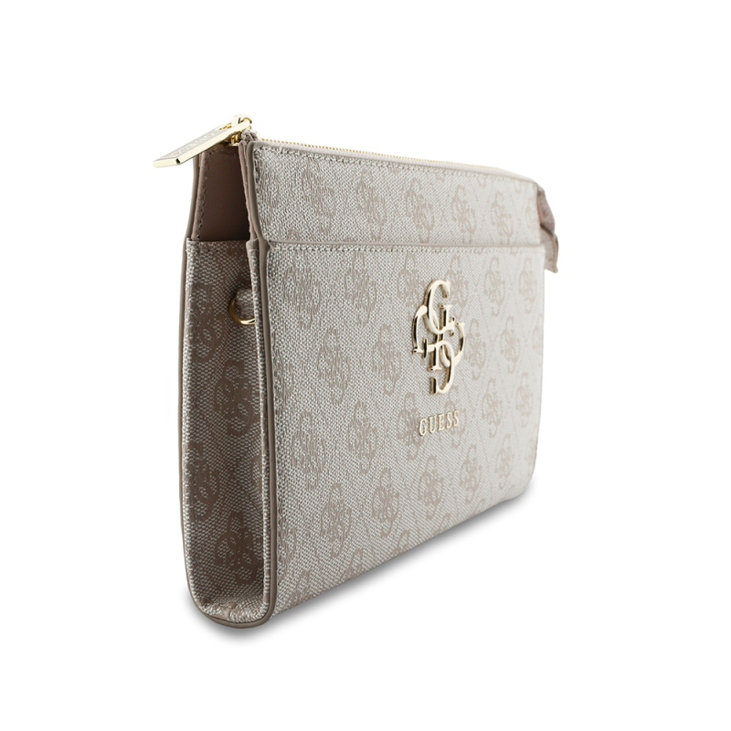 Guess Original Licensed 4G Patterned Large Metal Logo Shoulder Bag - 17