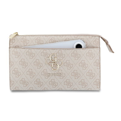 Guess Original Licensed 4G Patterned Large Metal Logo Shoulder Bag - 19