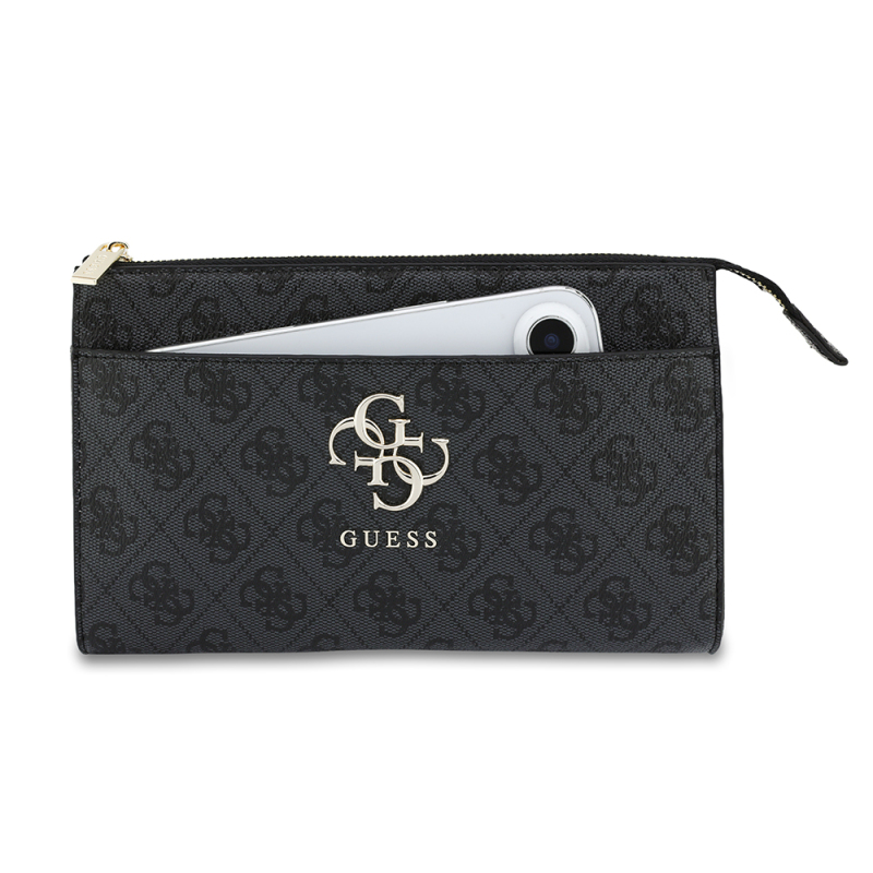 Guess Original Licensed 4G Patterned Large Metal Logo Shoulder Bag - 5