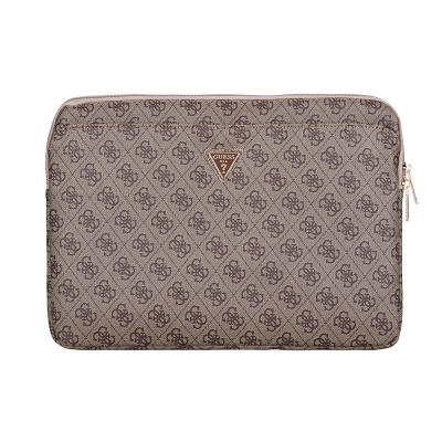 Guess Original Licensed 4G Patterned Triangle Logo 14-inch Laptop Bag - 1