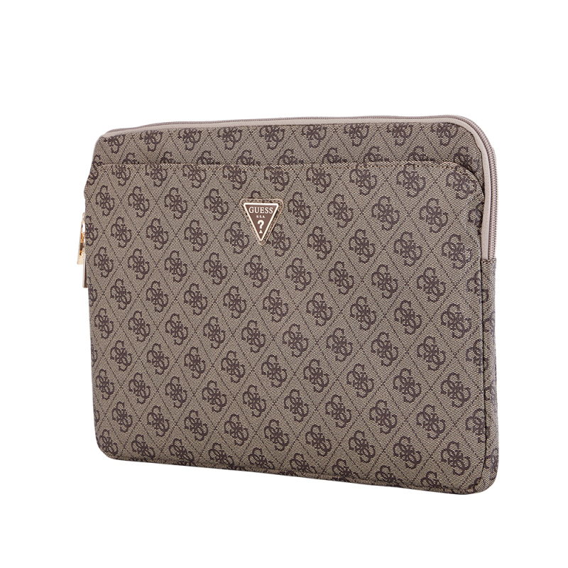 Guess Original Licensed 4G Patterned Triangle Logo 14-inch Laptop Bag - 3