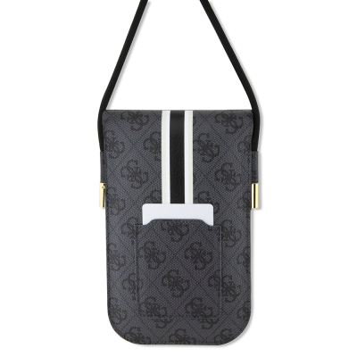 Guess Original Licensed 4G Patterned Triangle Logo Hanging Magnet Cover Bag - 4