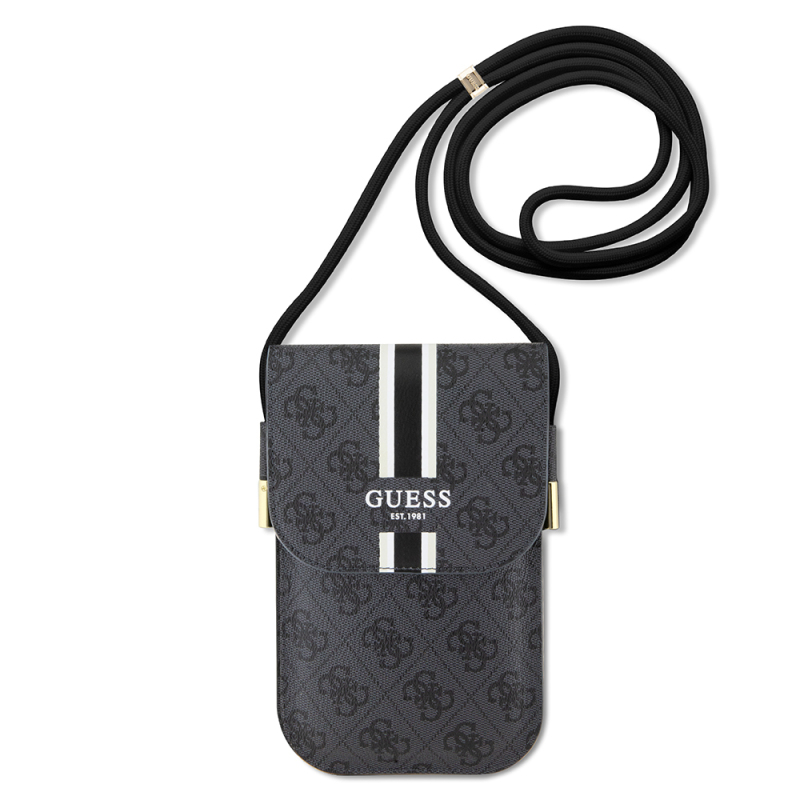 Guess Original Licensed 4G Patterned Triangle Logo Hanging Magnet Cover Bag - 9