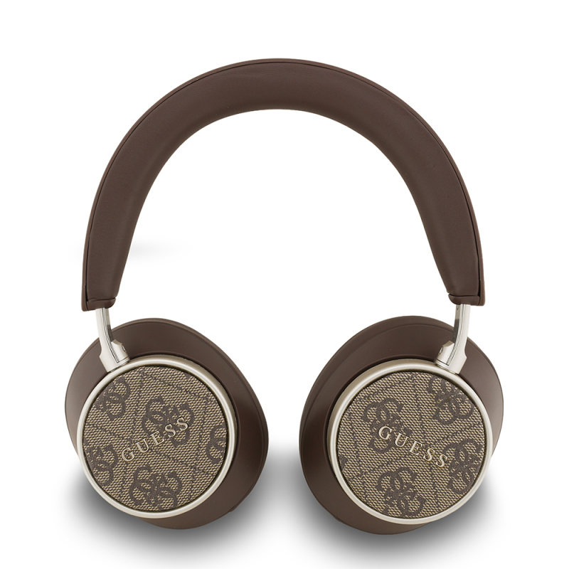 Guess Original Licensed Adjustable 4G Patterned Metal Classic Logo Over-Ear Bluetooth Headphones - 8