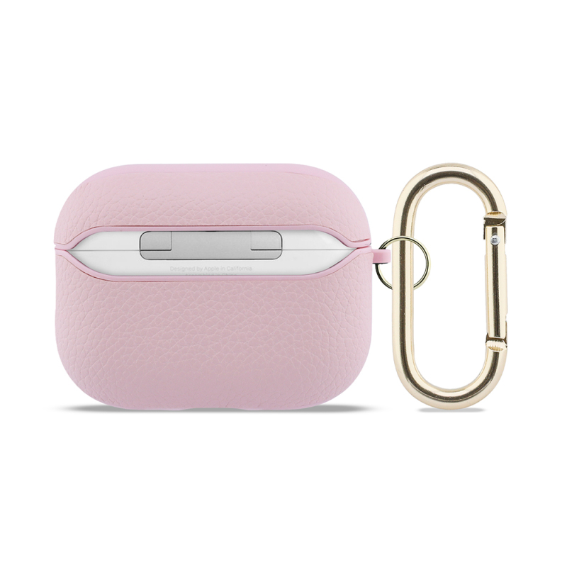 Guess Original Licensed Apple AirPods Pro 3 Case with Keychain PU Leather Cover - 3