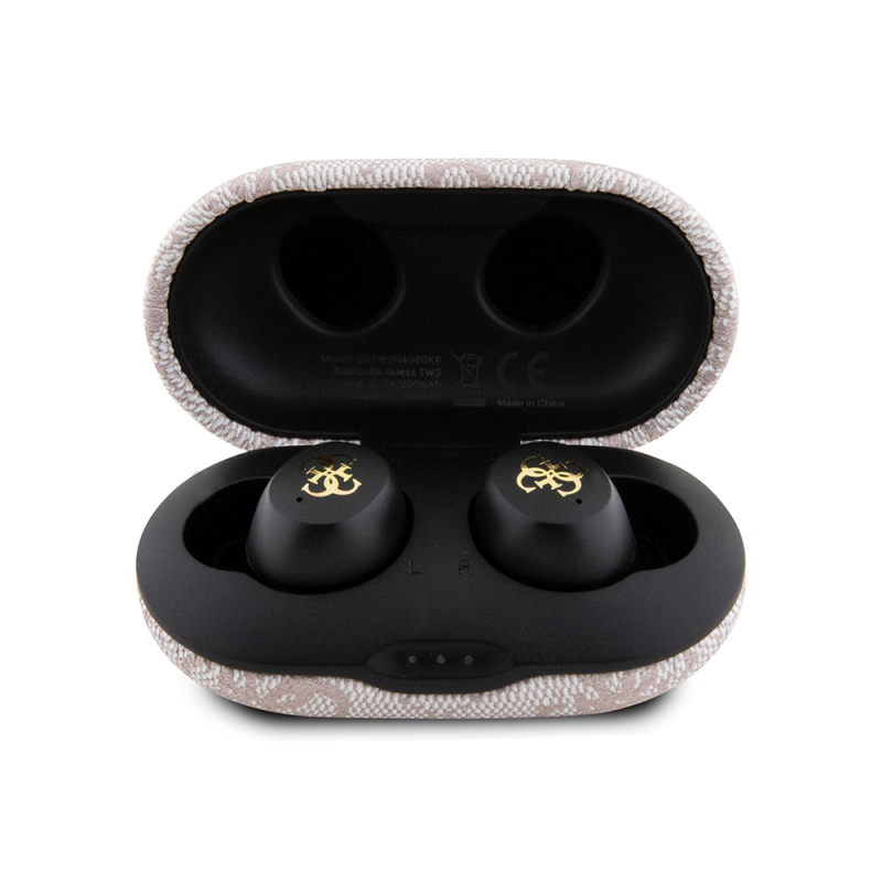 Guess Original Licensed Classic TWS In-Ear Bluetooth Headset with Metal Text Logo - 19