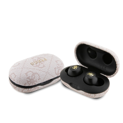Guess Original Licensed Classic TWS In-Ear Bluetooth Headset with Metal Text Logo - 5