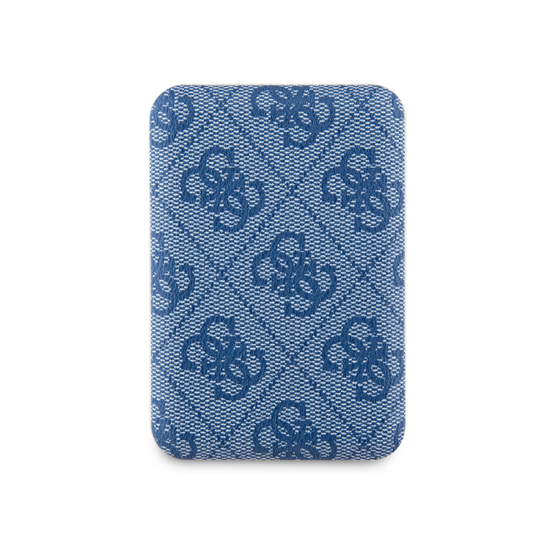 Guess Original Licensed Digital LED Indicator PU Leather 4G Patterned Metal Text Logo Powerbank 5000mAh 15W - 11