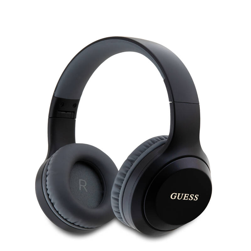 Guess Original Licensed Foldable Adjustable Metal Classic Logo Over-Ear Bluetooth Headset - 1