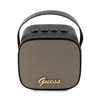 Guess Original Licensed Hanging PU Leather 5W Bluetooth Speaker with Text Logo - 1