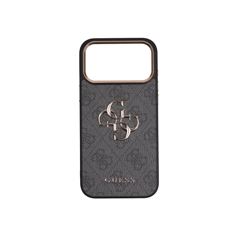 Guess Original Licensed Large 4G and Text Logo Case + Screen Protector + Lens Protector 3-in-1 Accessory Set for Apple iPhone 17 Pro. - 6