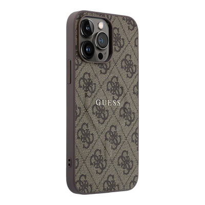 Guess Original Licensed M-safe Case for Apple iPhone 15 Pro Max with Embossed 4G Design and Logo. - 4