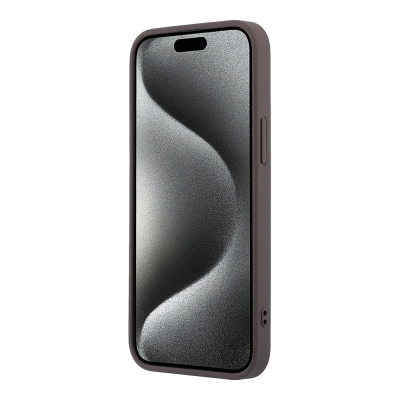 Guess Original Licensed M-safe Case for Apple iPhone 15 Pro Max with Embossed 4G Design and Logo. - 5