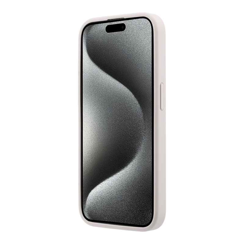 Guess Original Licensed M-safe Case for Apple iPhone 15 Pro with Embossed 4G Design and Logo. - 6