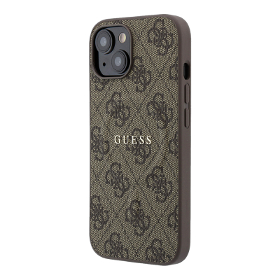 Guess Original Licensed M-safe Case for Apple iPhone 15 with Embossed 4G Design and Logo. - 9