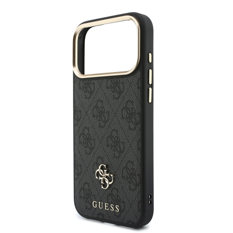 Guess Original Licensed M-safe Case for Apple iPhone 17 Pro Max with Charging Enabled, 4G, Large Metal Logo, and Card Holder. - 12