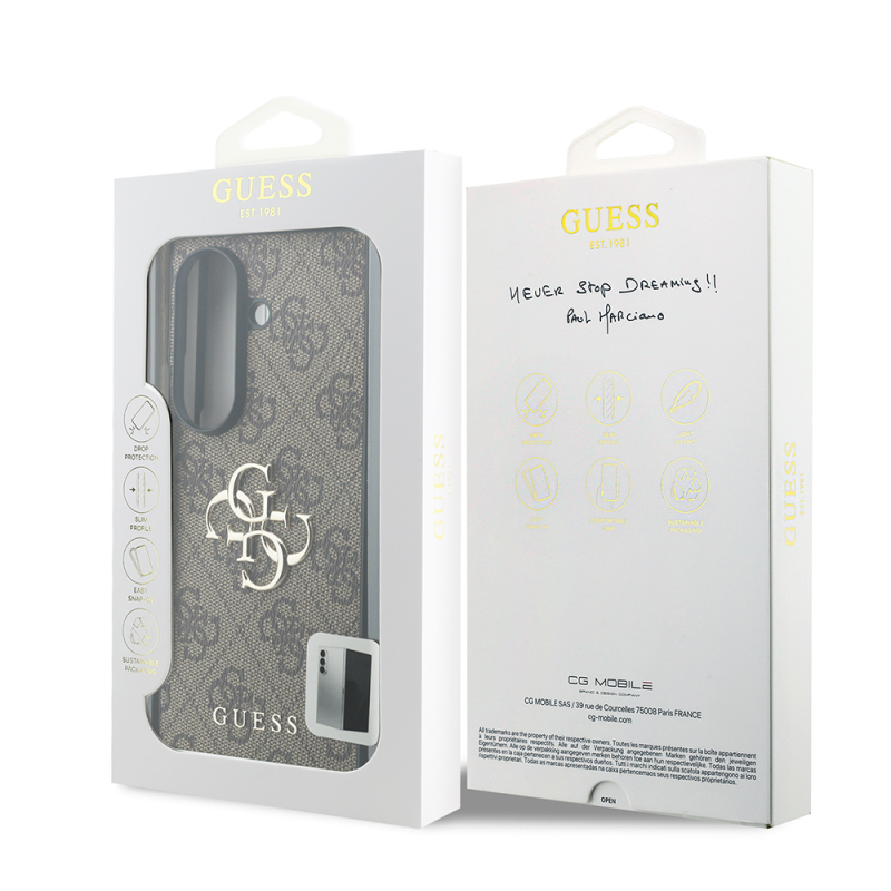Guess Original Licensed M-safe Galaxy Z Fold 8 Ultra Case with Charging Feature, PU Leather, 4G Design, and Logo. - 15