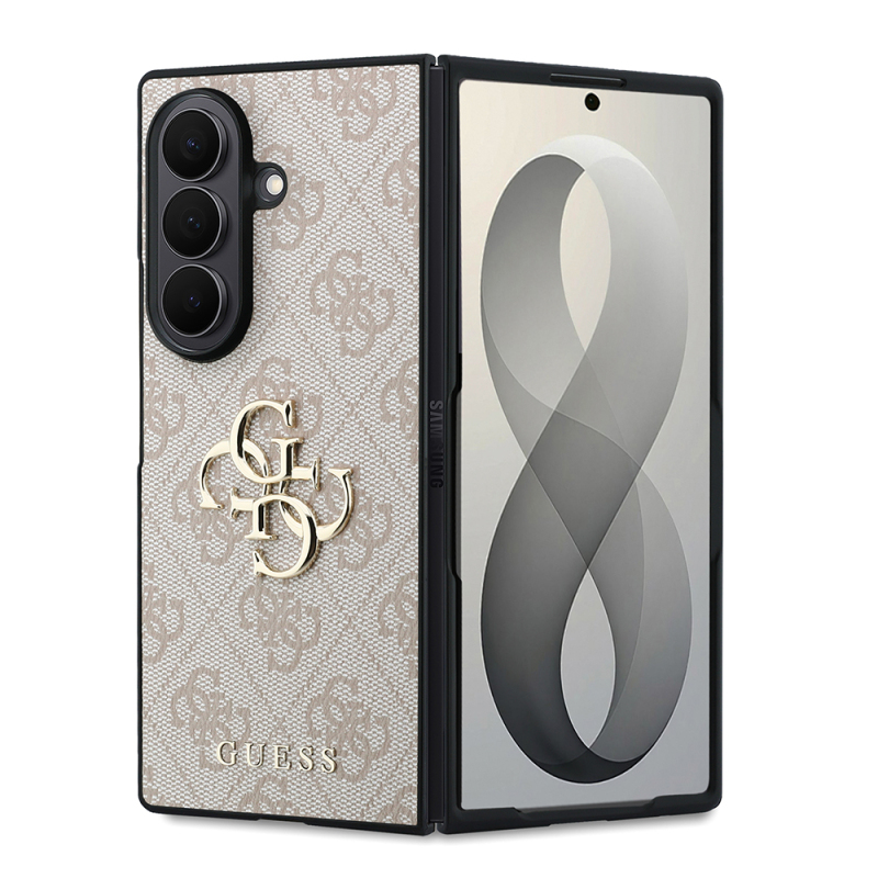 Guess Original Licensed M-safe Galaxy Z Fold 8 Ultra Case with Charging Feature, PU Leather, 4G Design, and Logo. - 3