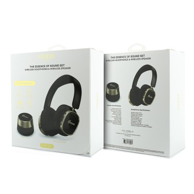 Guess Original Licensed Metal Logo Over-Ear Headphones and Speaker 2-in-1 Set - 10
