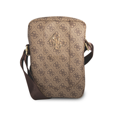 Guess Original Licensed Metal Logo Zippered 8 inch Crossbody Tablet Bag - 3