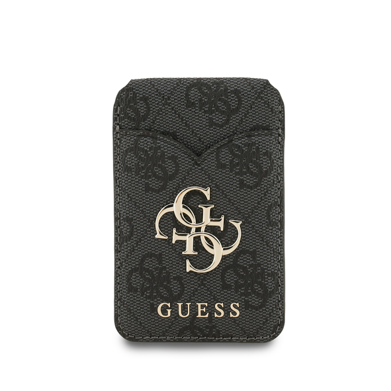 Guess Original Licensed Mirrored Metal Large 4G Logo Magnetic Card Holder with Stand - 6