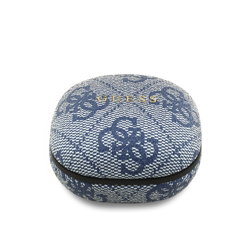 Guess Original Licensed PU 4G Patterned Classic Metal Lettering Logo TWS In-Ear Bluetooth Headphones - 6