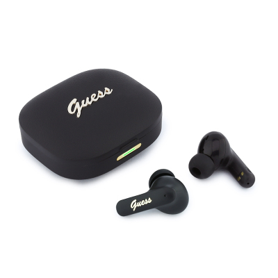 Guess Original Licensed Script Metal Logo TWS In-Ear Bluetooth Headphones - 1