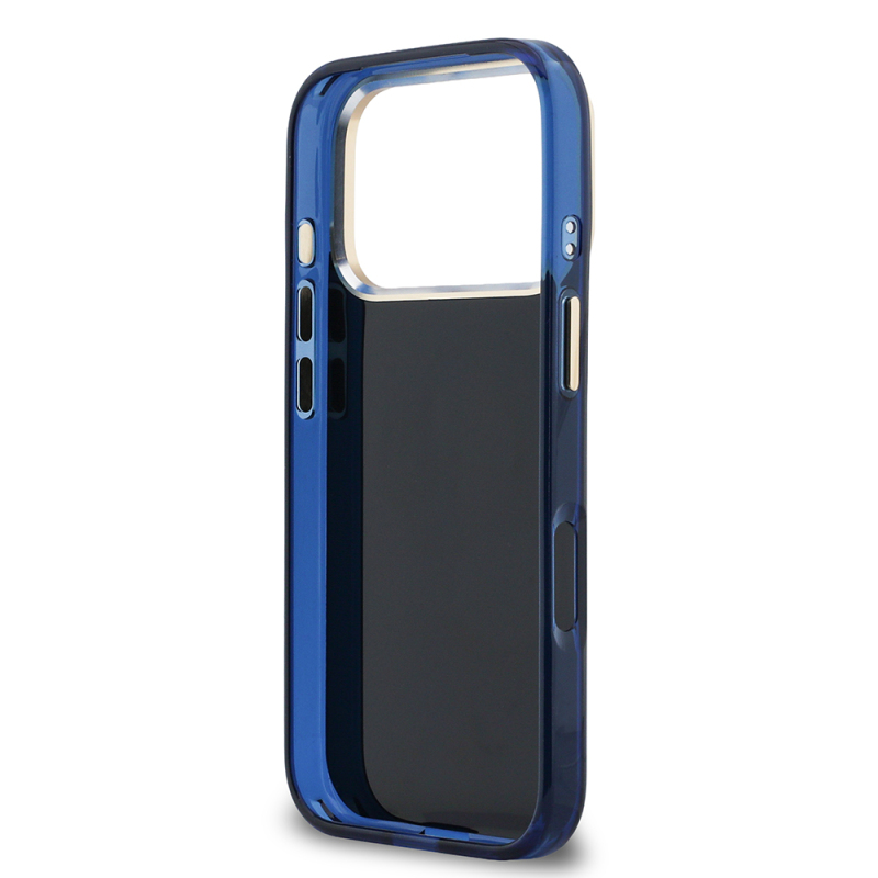 Guess Original Licensed Silicone Case with Large Metal Logo and Text Designed for Apple iPhone 17 Pro - 8