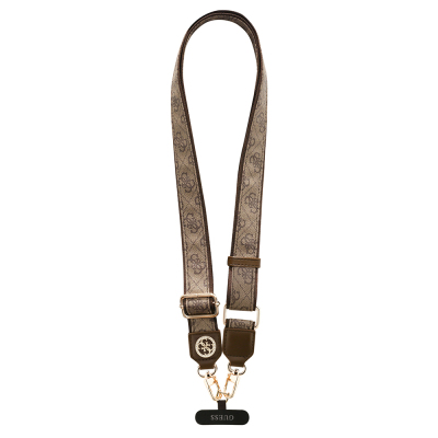 Guess Original Licensed Stoned 4G Metal Logo Crossbody Phone Strap 150cm - 1