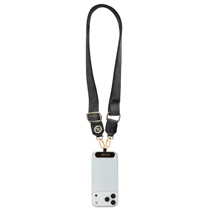 Guess Original Licensed Stoned 4G Metal Logo Crossbody Phone Strap 150cm - 10