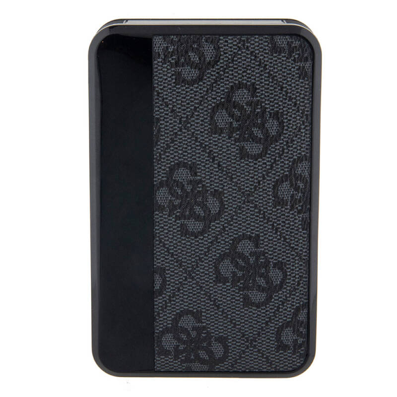 Guess Original Licensed With Digital LED Display PU Leather 4G Patterned Metal Text Logo Powerbank 10000mAh 18W - 5