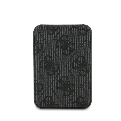Guess Orjinal Lisanslı PU Deri 4G Desenli Metal Büyük 4G ve Yazı Logolu Standlı Magnetik Kartlık - 10