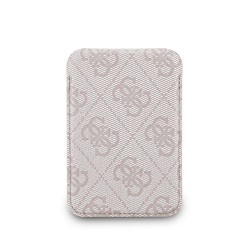 Guess Orjinal Lisanslı PU Deri 4G Desenli Metal Büyük 4G ve Yazı Logolu Standlı Magnetik Kartlık - 15