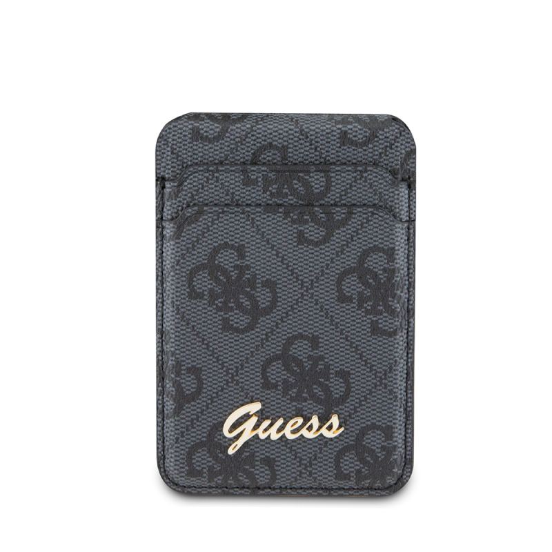 Guess Orjinal Lisanslı 4G Desenli Metal Script Logolu Magnetik Kartlık - 3